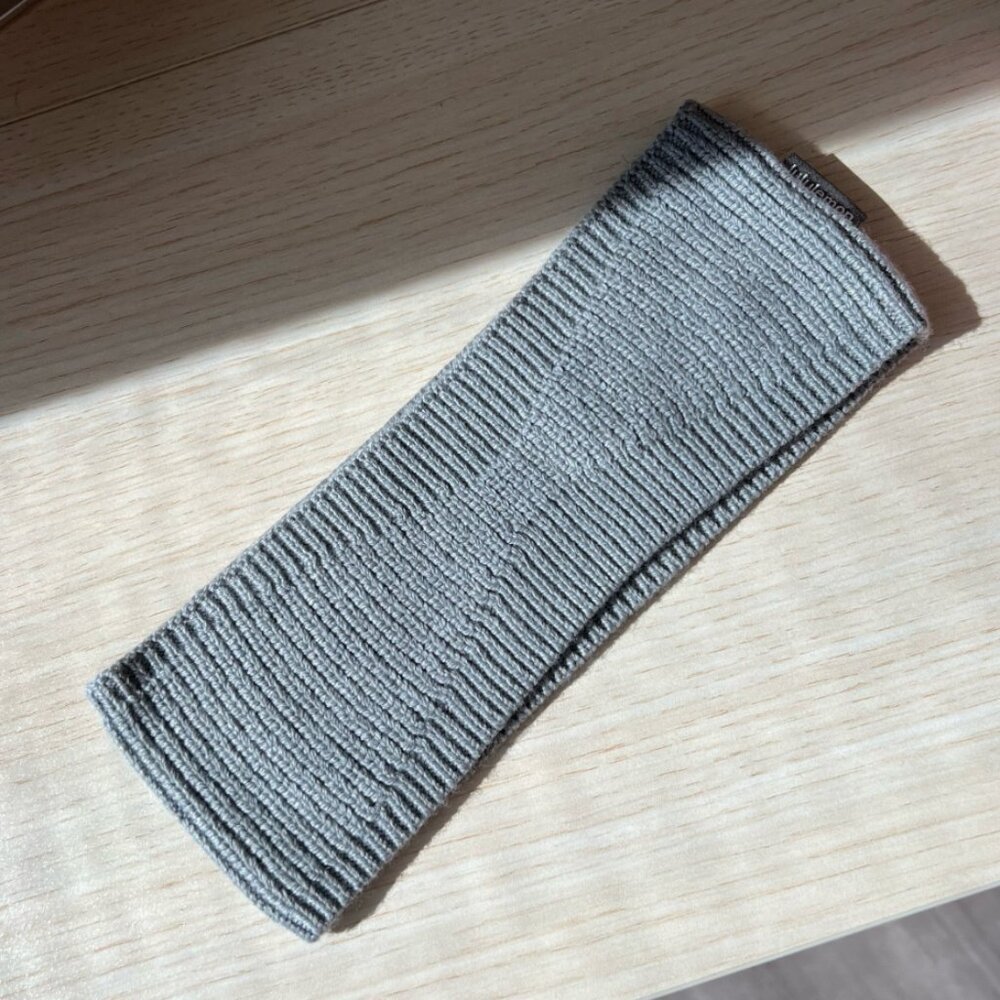 Lululemon Ribbed Merino Wool-Blend Knit Ear Warmer GUGG ONE SIZE